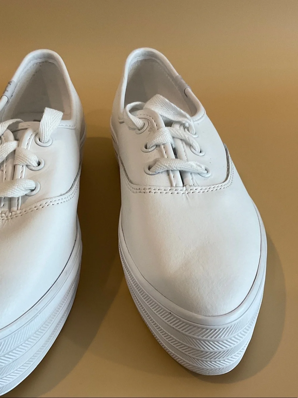 Keds White Platform Canvas Sneaker